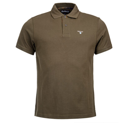 Barbour Tartan Pique Polo Olive MML0012OL51 - Bild 2