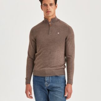 Morris Merino Zip Brown 901210-84