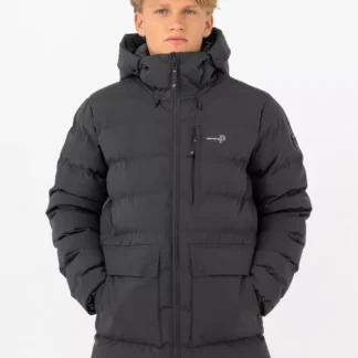 Pelle P Commodus Padded Parka Charcoal PP7583
