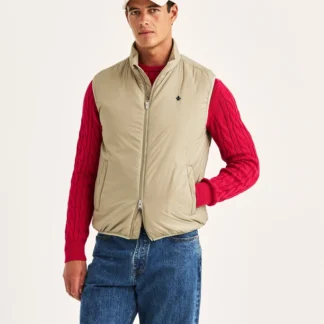 Morris Bradley Padded Vest Khaki