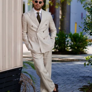 SIR of Sweden Malone Dubbelknäppt Beige 4210-62