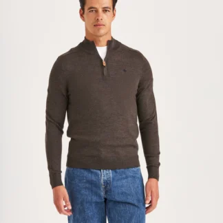 Morris Merino John Zip Brown