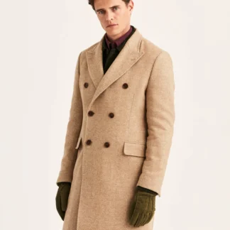 Morris Herringbone DB Coat