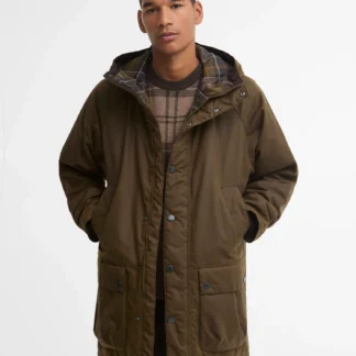Barbour Bedale Waxed Parka Brun