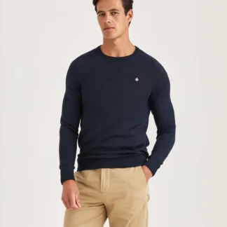 Morris Merino Oneck Navy